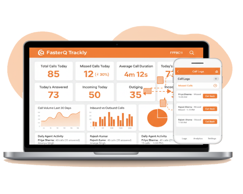 Trackly dashboard preview